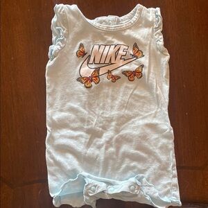 Nike Kids Blue Butterfly romper